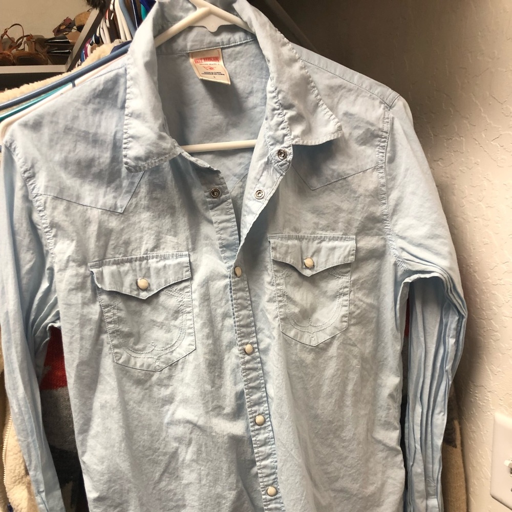 True Religion button up shirt